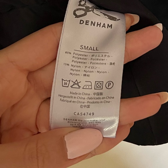 Denham black women’s jacket size small - Picture 6 of 7